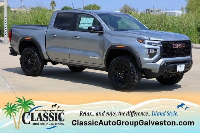 2026 GMC Canyon Elevation in Sterling Metallic — front three-quarter view