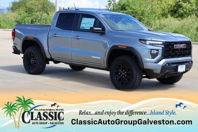2026 GMC Canyon Elevation in Sterling Metallic — front three-quarter view