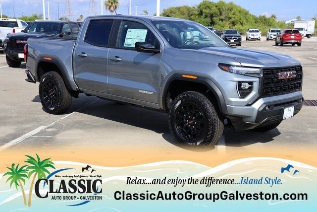2026 GMC Canyon Elevation in Sterling Metallic — front three-quarter view