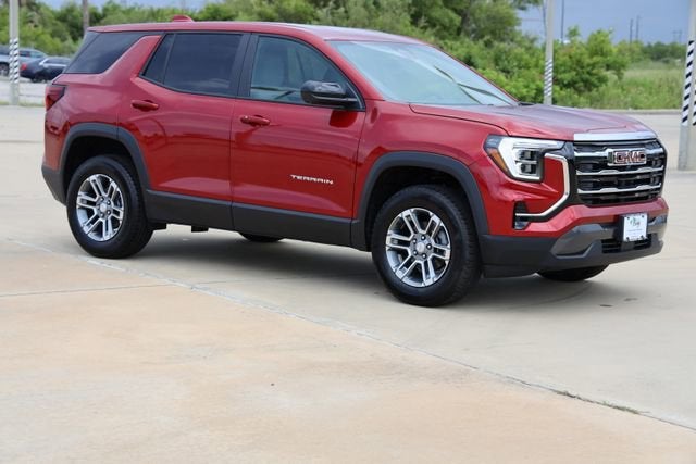 2026 GMC Terrain Elevation in Volcanic Red Tintcoat — front three-quarter view