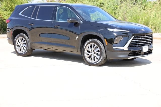 2026 Buick Enclave Preferred in Ebony Twilight Metallic — front three-quarter view