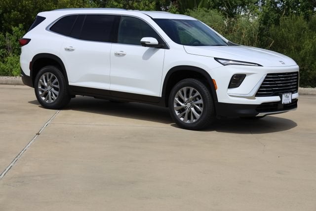 2026 Buick Enclave Preferred in Summit White — front three-quarter view