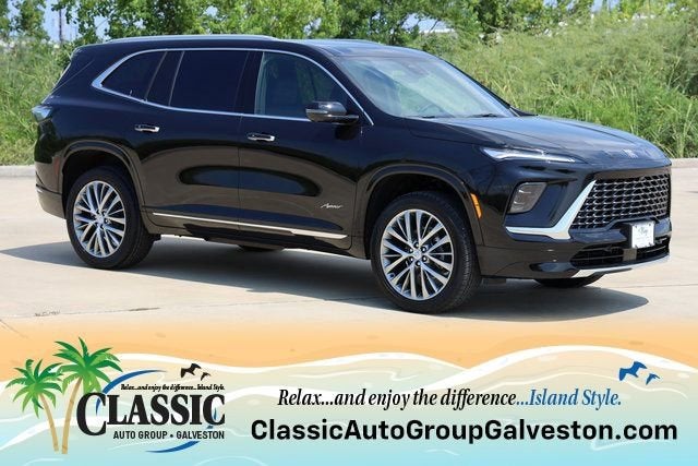 2026 Buick Enclave Avenir in Ebony Twilight Metallic — front three-quarter view