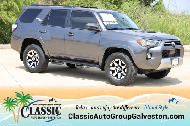 2020 Toyota 4Runner SR5 in Gray — front three-quarter view