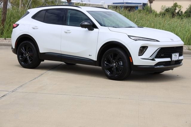 2026 Buick Envision Sport Touring in Summit White — front three-quarter view